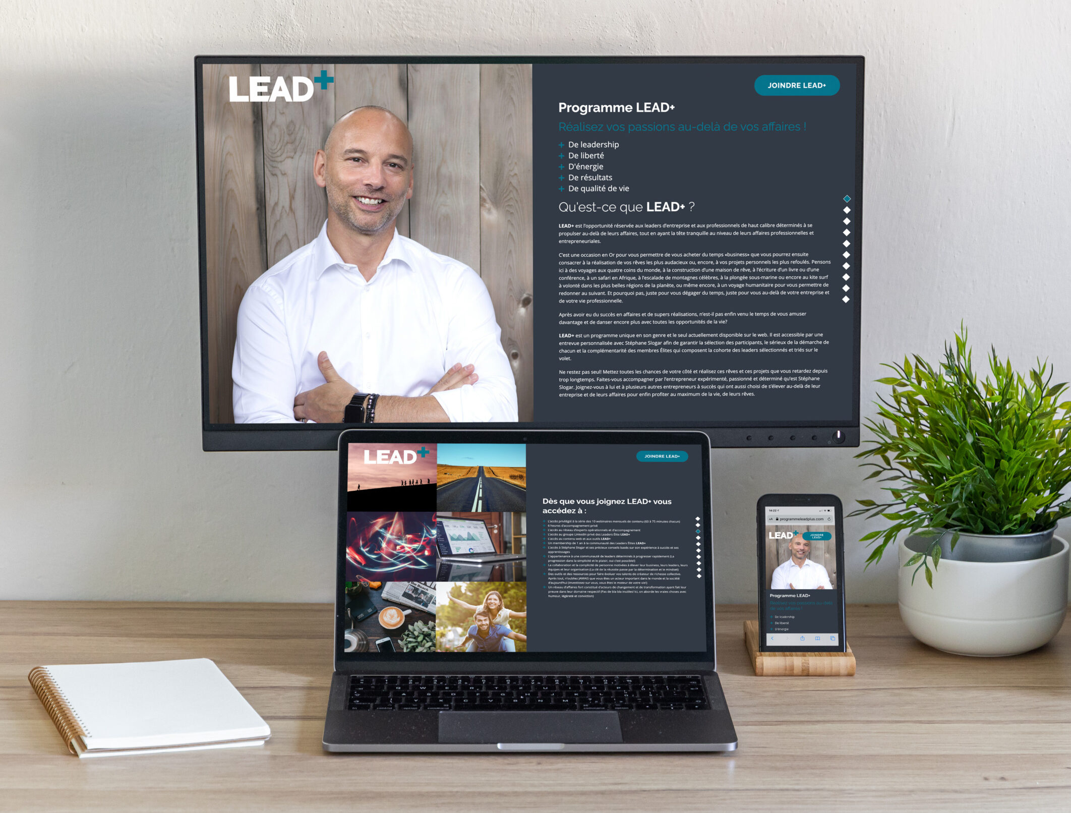 Programme LEAD+ - Site web
